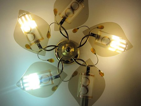 LED Lamps (2x Warm 13W + White 13W)
